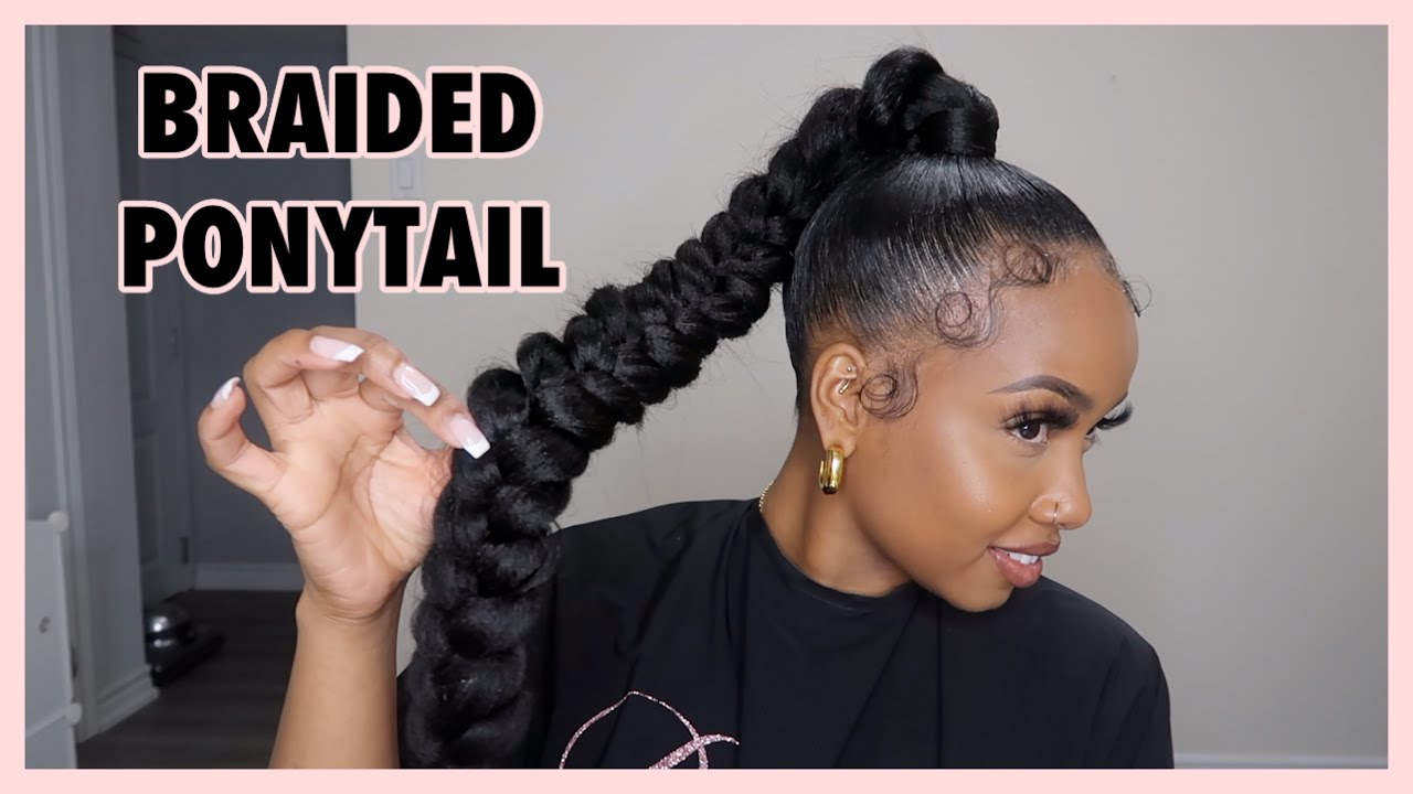 Braided ponytail 