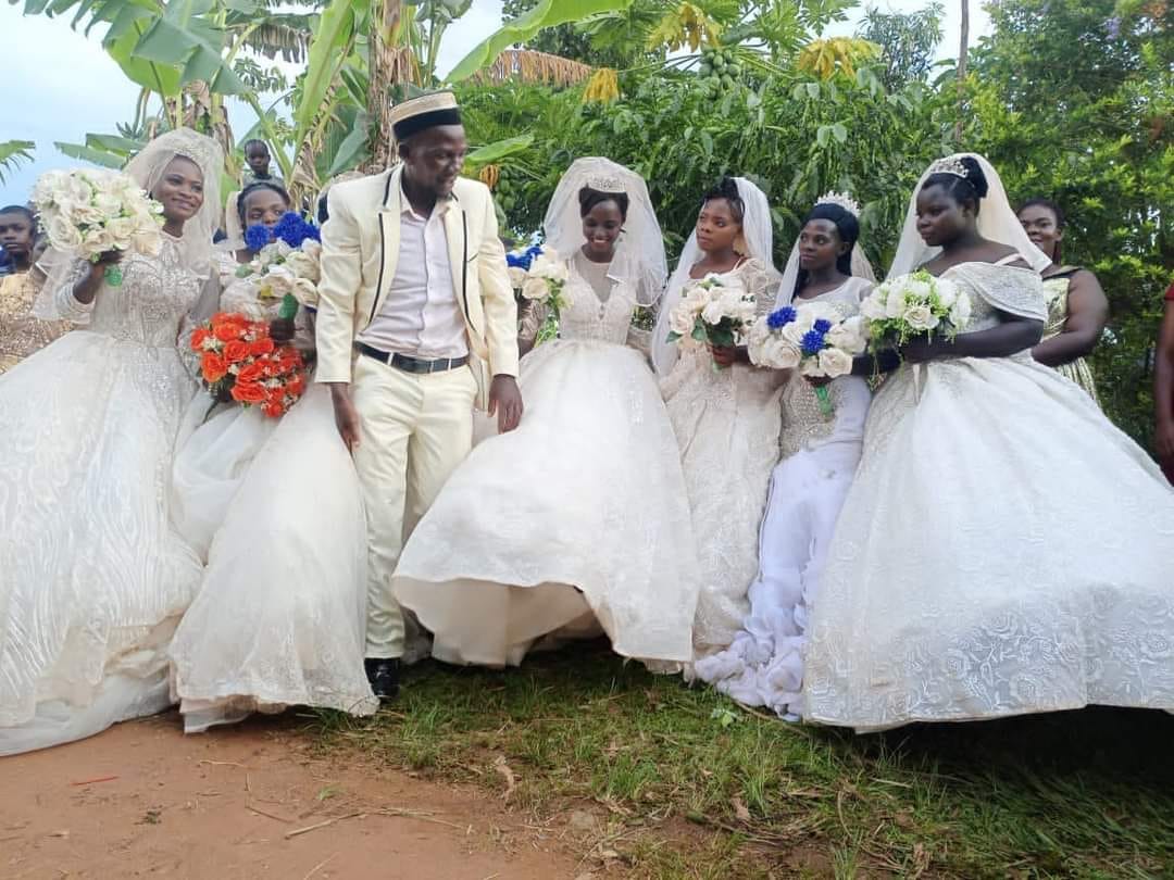 Ugandan man Ssaalongo Nsikonenne Habib seven wives